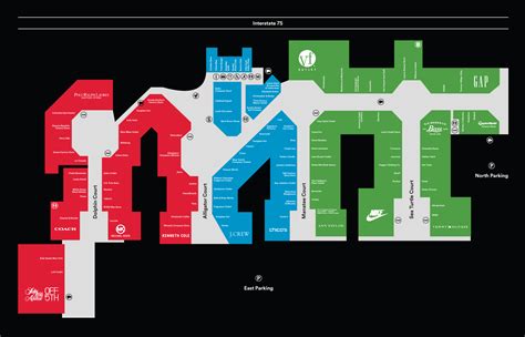 outlet mall maps